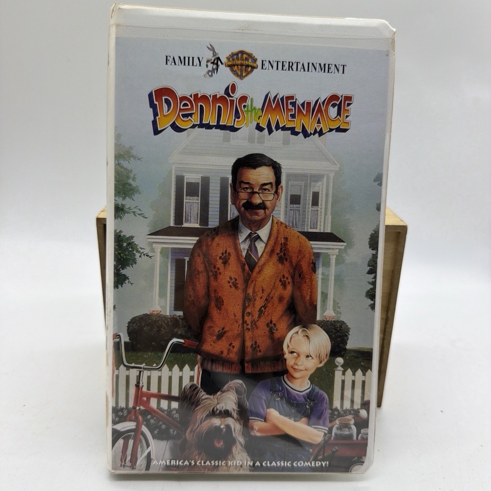 Dennis The Menace VHS 1993 Warner Home Video Clamshell Case Walter Matthau PG